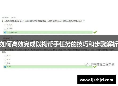 如何高效完成以找帮手任务的技巧和步骤解析